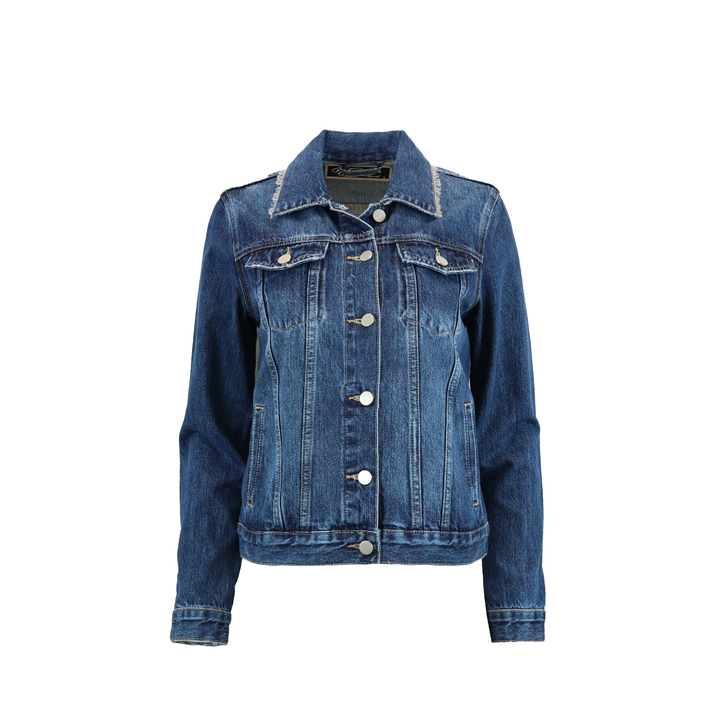 Floral Rodeo Saddle Designer Denim Jacket