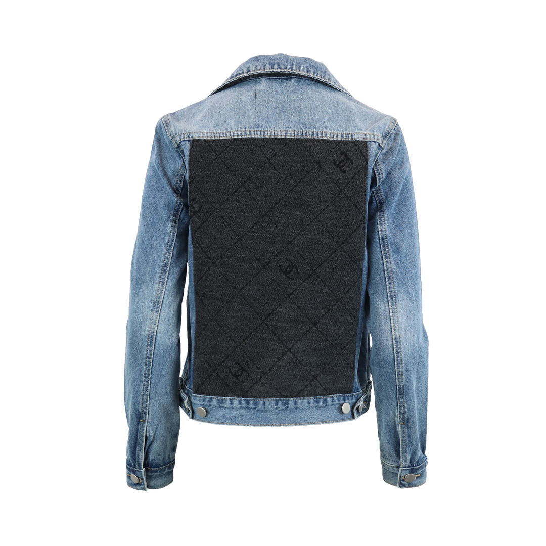 Cashmere Designer Denim Jacket