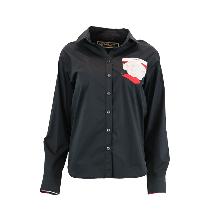 Rose Print Designer Dress Shirt