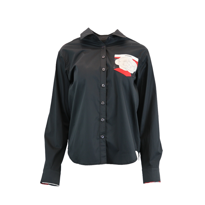 Rose Print Designer Dress Shirt