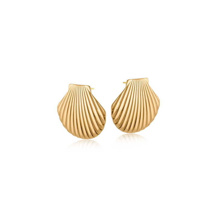 CHLOE SHELL STAINLESS STEEL EARRINGS