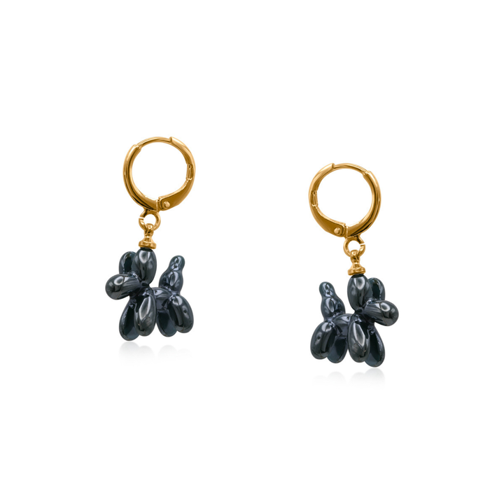 BELLAS BALLOON DOG HUGGIES EARRINGS