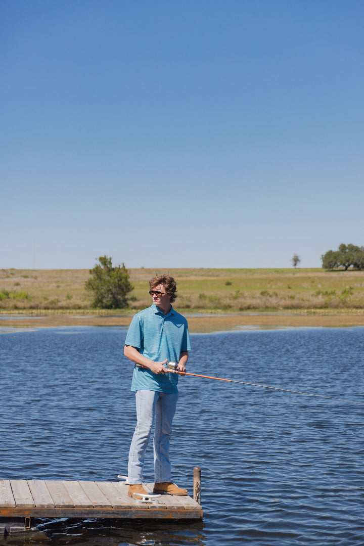 Surfside Pique Stripe Polo
