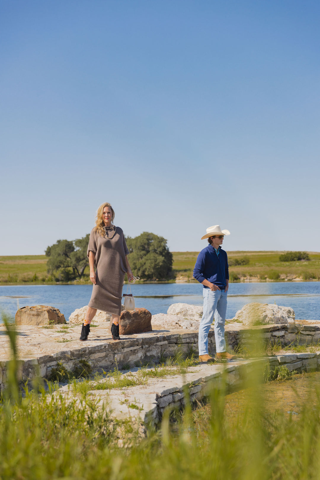 Cowl Neck Asymmetrical Sweater Dress
