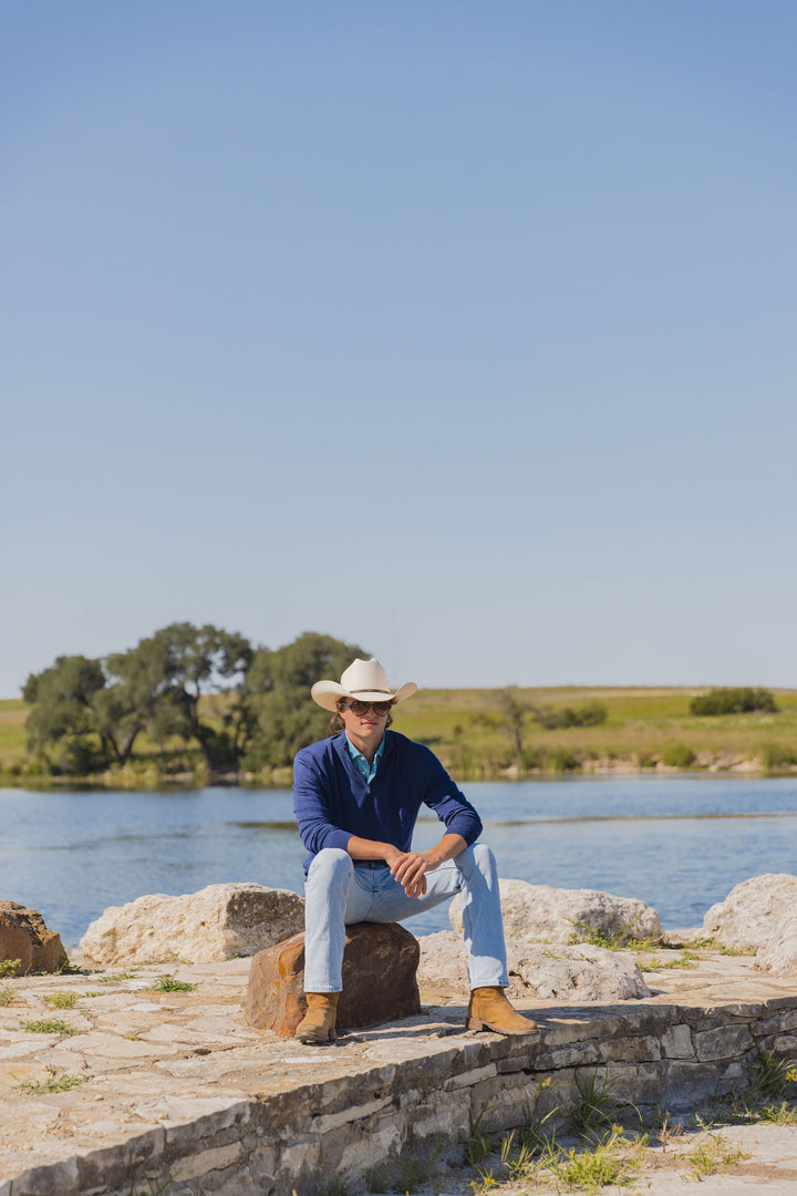 Monaco Merino 1/4 Zip Sweater