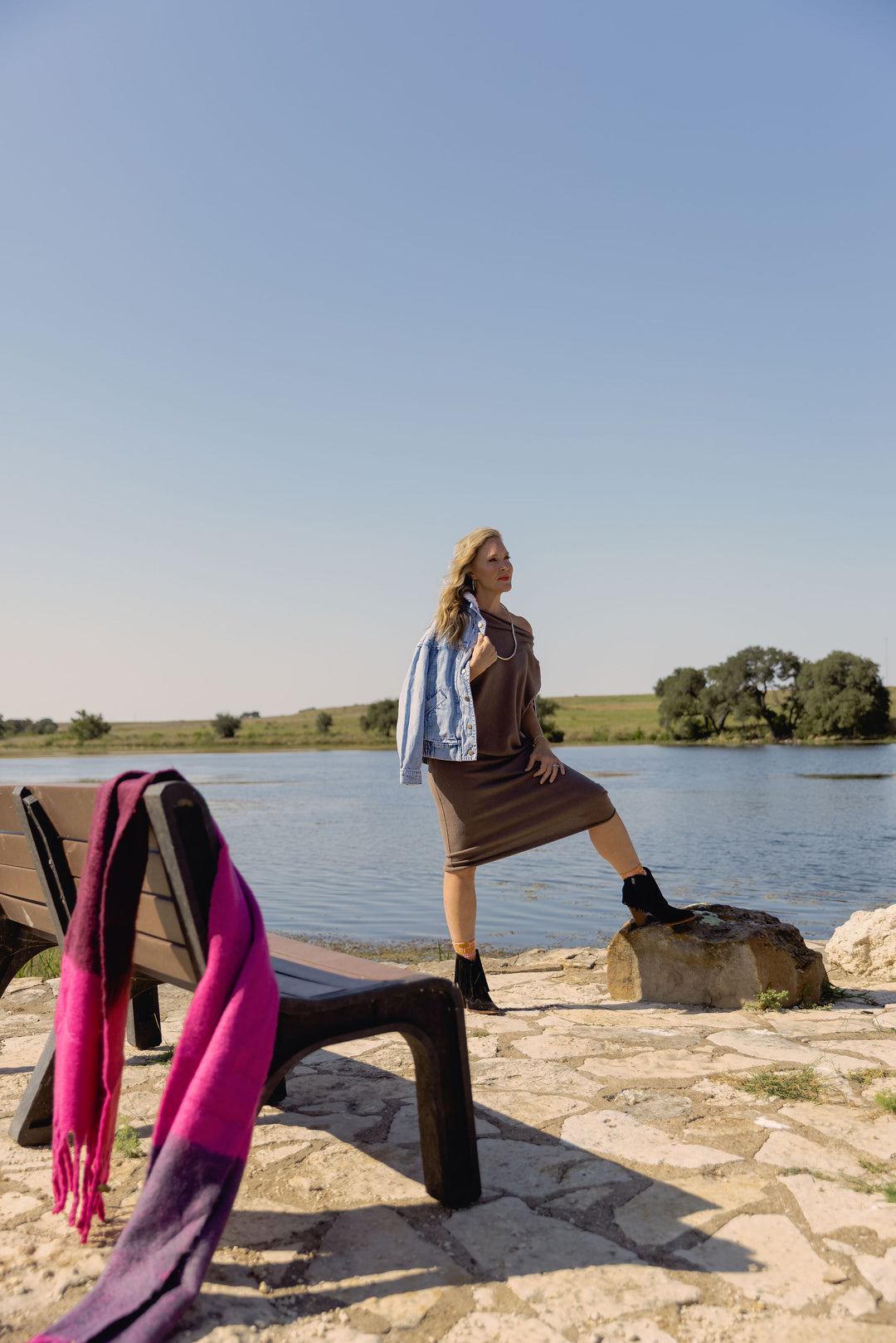 Cowl Neck Asymmetrical Sweater Dress