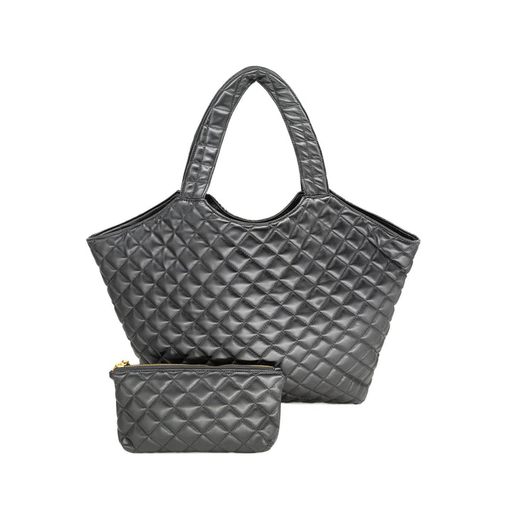 Quilted Metallic Bag