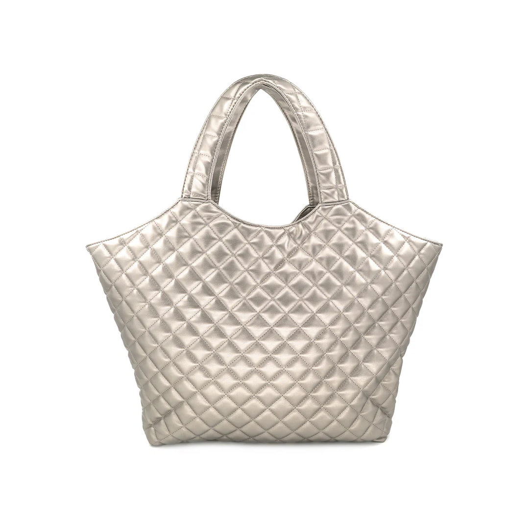 Quilted Metallic Bag