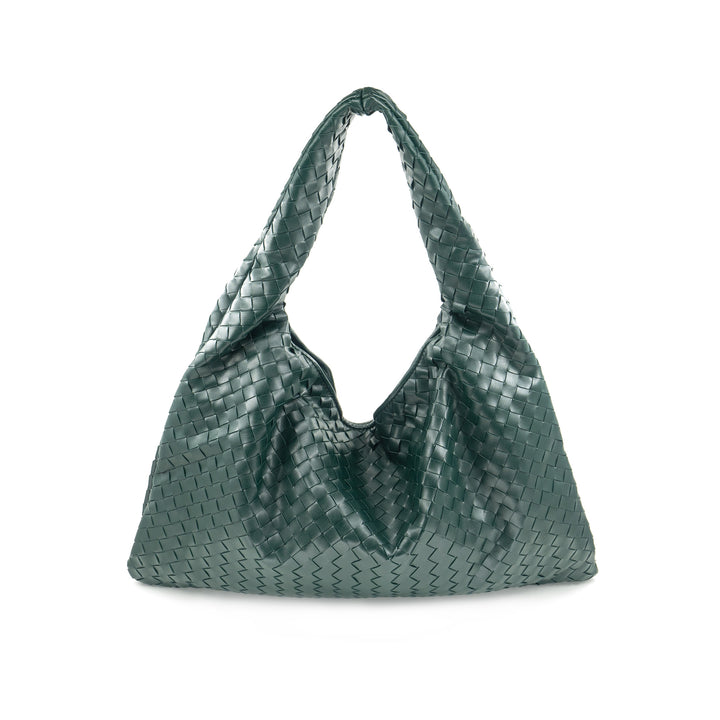 Oversize Woven Hobo Bag