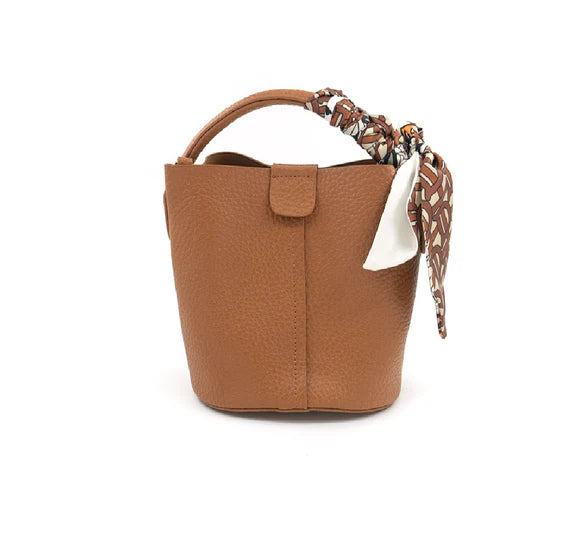 Bucket Bag with Scarf