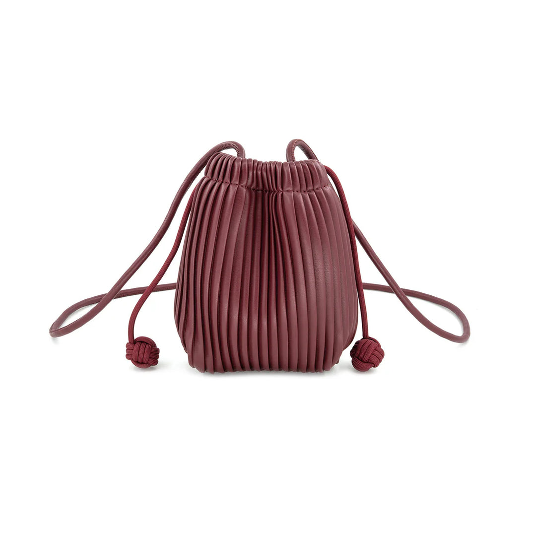 Small Pleated Crossbody Bag