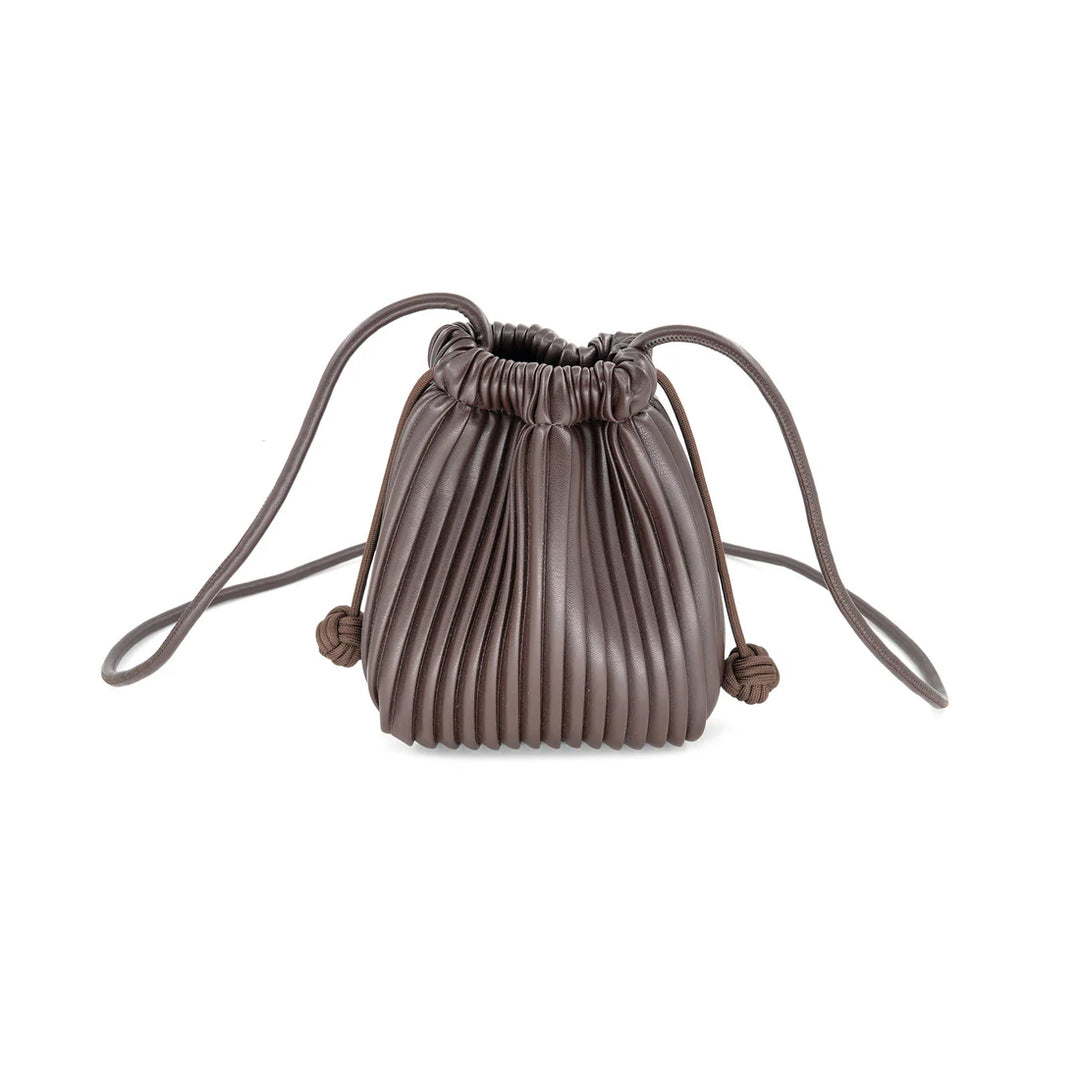 Small Pleated Crossbody Bag