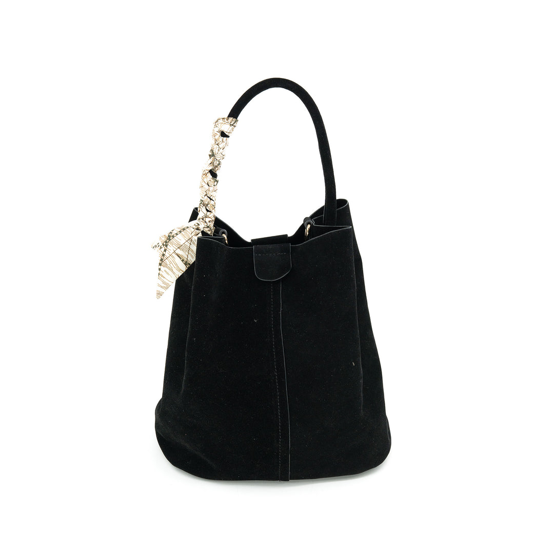 Big Suede Bucket Bag