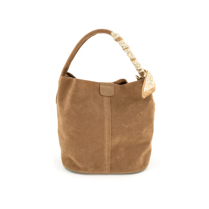 Big Suede Bucket Bag