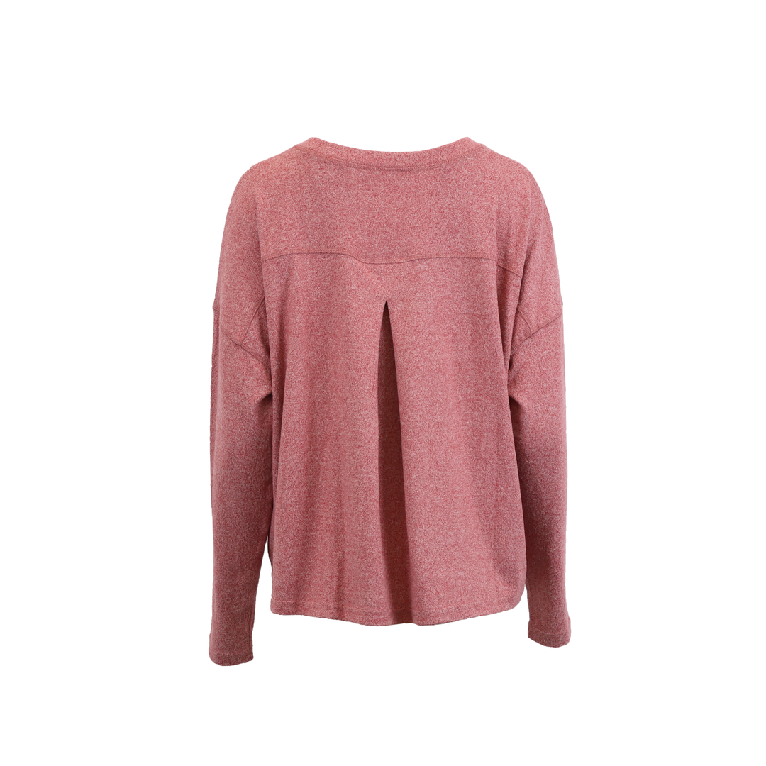 Brushed Pleat Hacci Lounge Long Sleeve