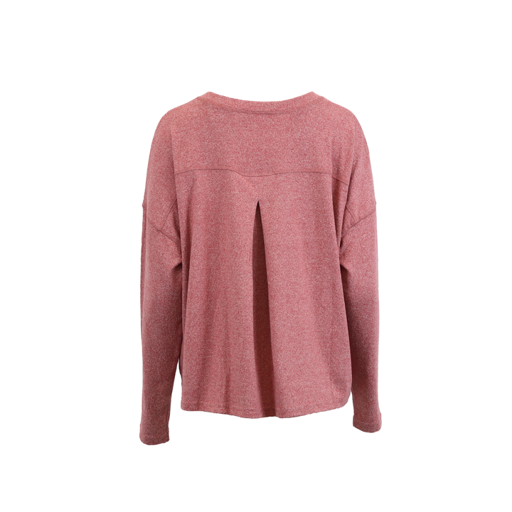 Brushed Pleat Hacci Lounge Long Sleeve