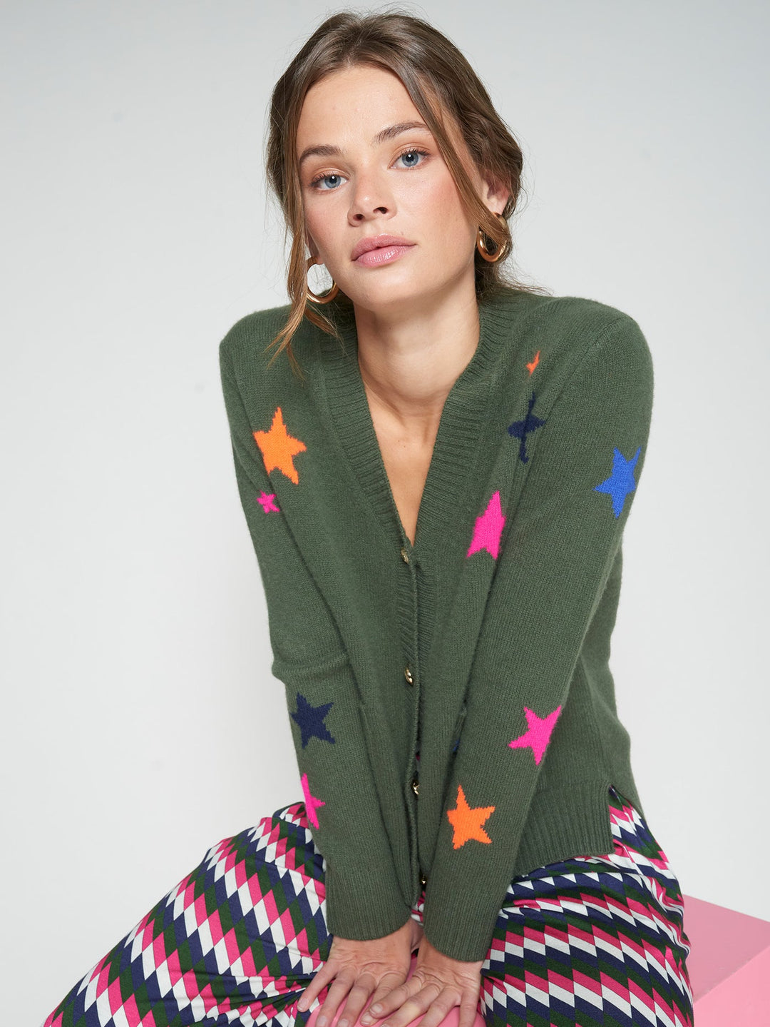 KNITWEAR ALINA STARS CARDIGAN