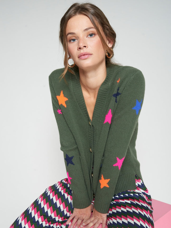 KNITWEAR ALINA STARS CARDIGAN