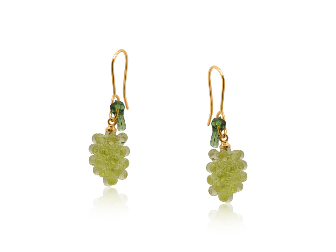 DYONISSUS BUNCH OF GRAPES DANGLE EARRINGS