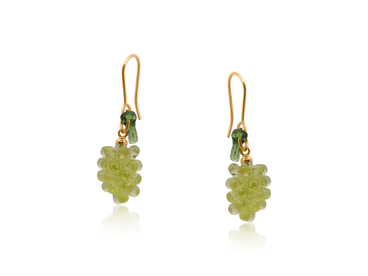 DYONISSUS BUNCH OF GRAPES DANGLE EARRINGS