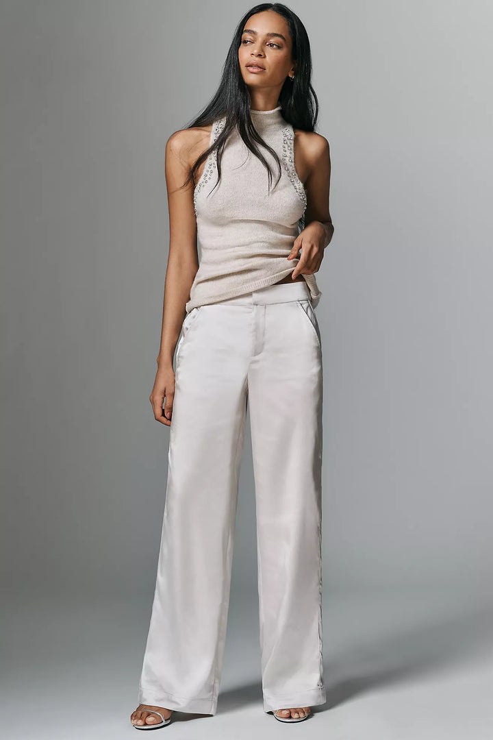 MODERN SATIN TROUSER