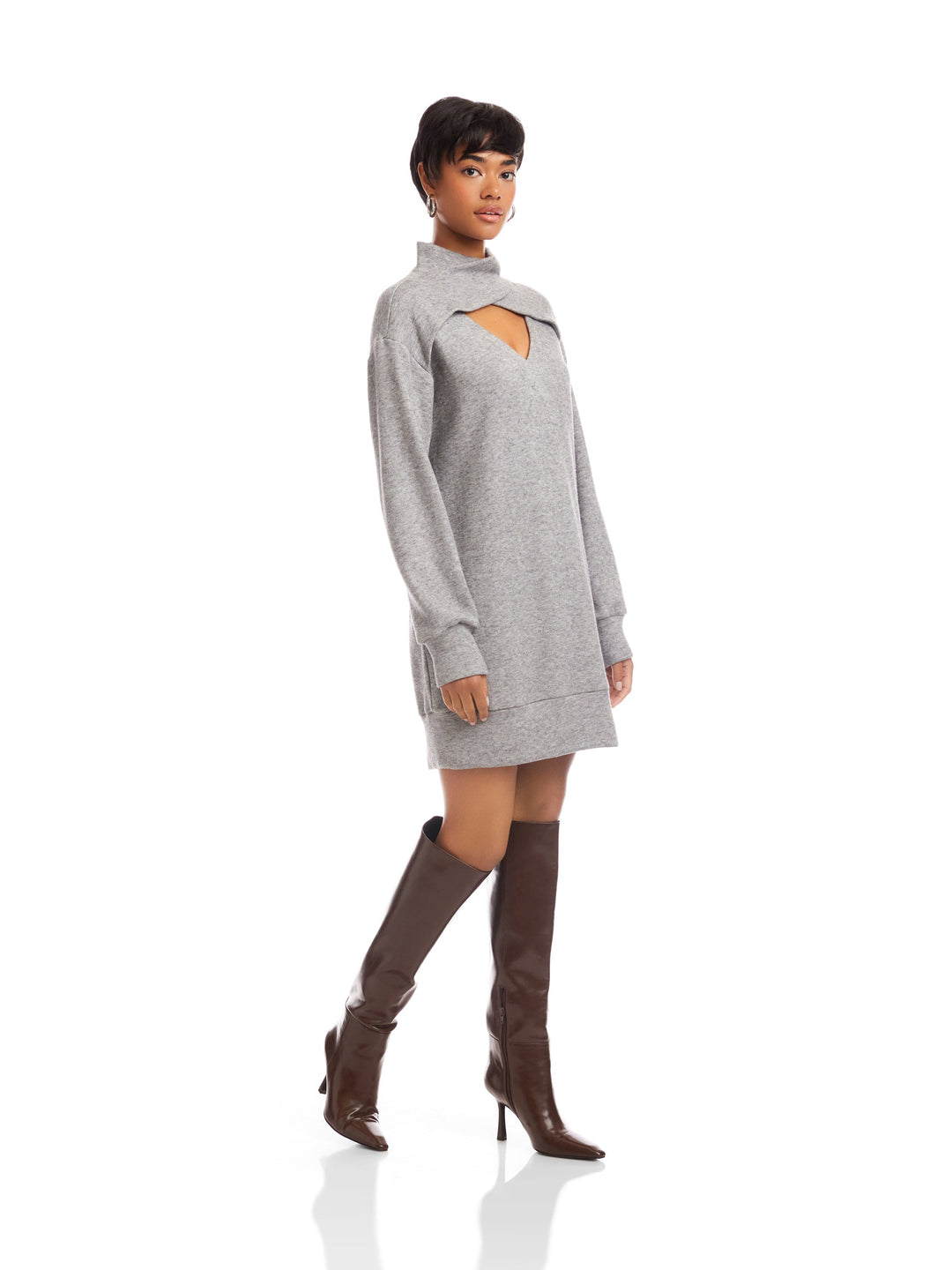 Claylee Crossover Turtleneck