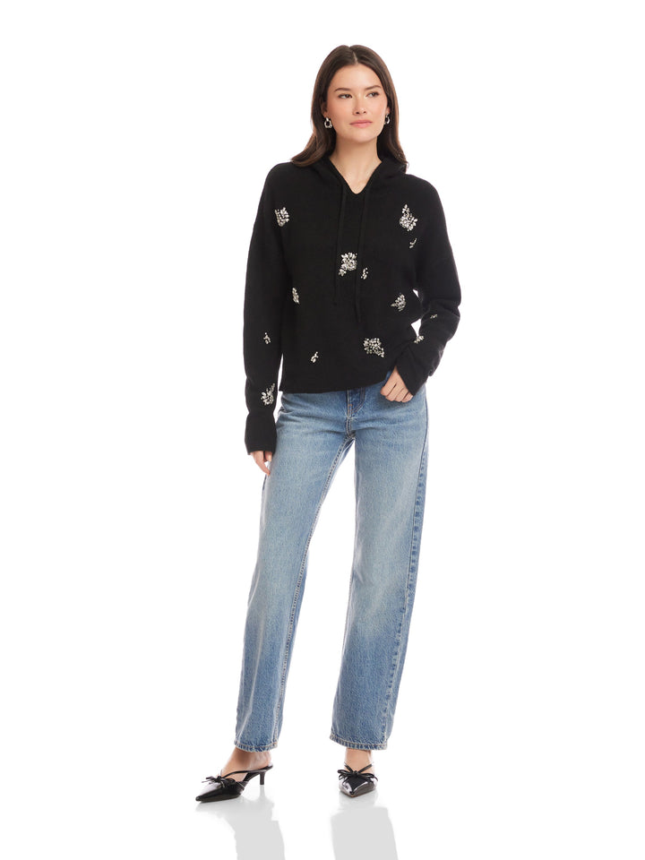 Krystal Embellished Hoodie