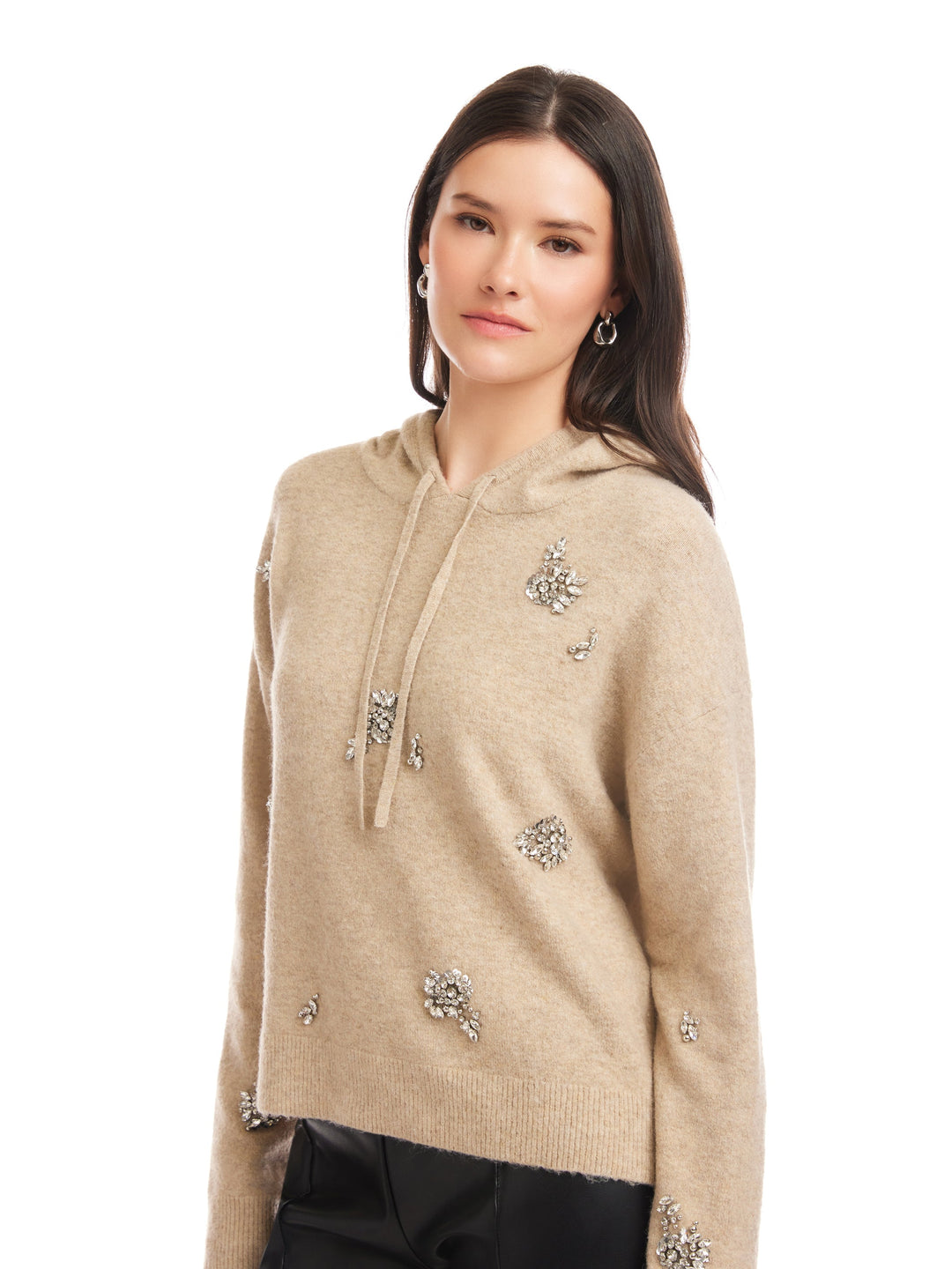 Krystal Embellished Hoodie