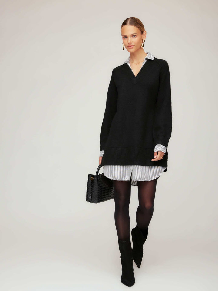 Carrie Mixed Media Dress