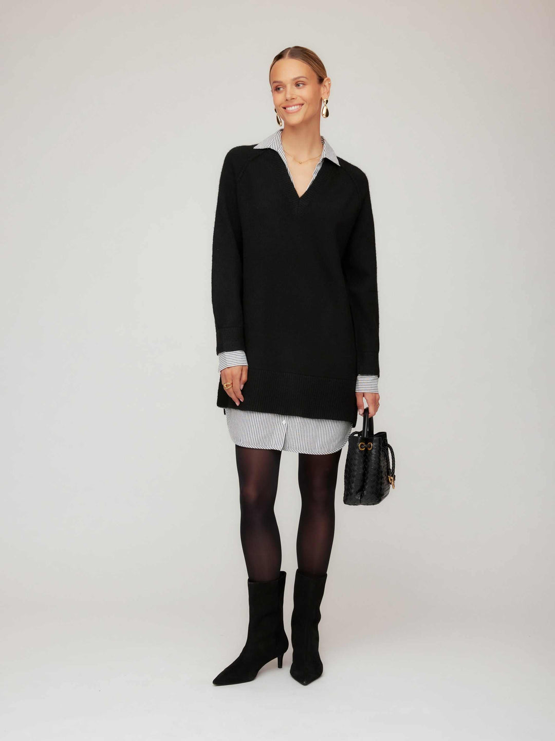 Carrie Mixed Media Dress