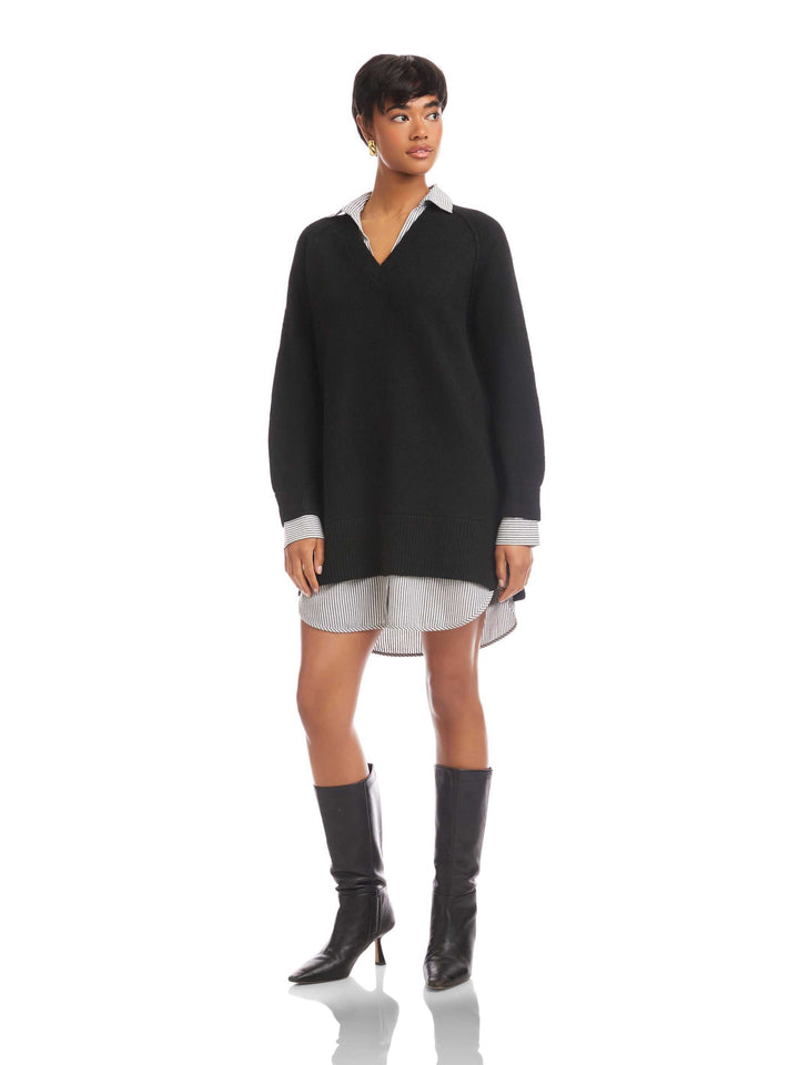 Carrie Mixed Media Dress