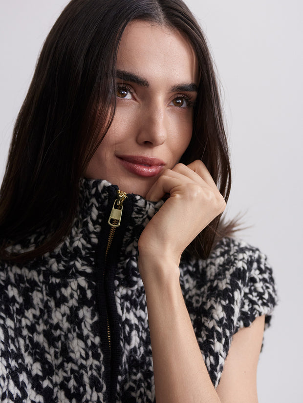 Sandy Zip Through Sweater