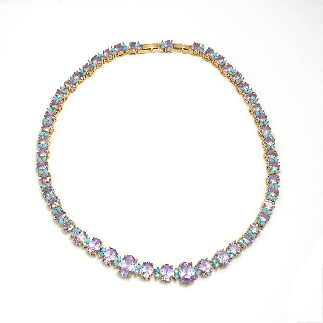 CZ Oval Diamond Tennis