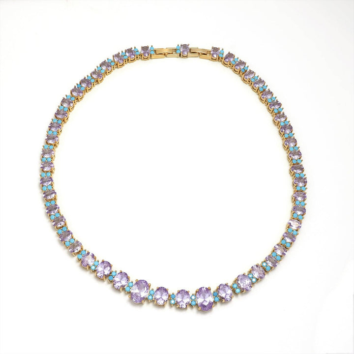 CZ Oval Diamond Tennis