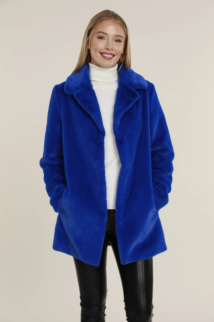 Faux Fur Overcoat