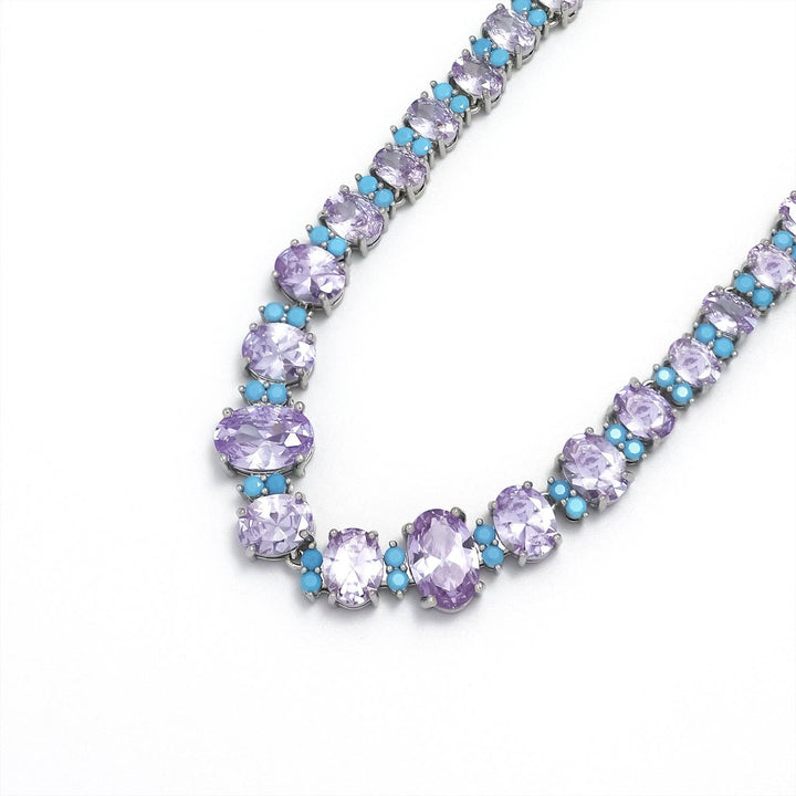 CZ Oval Diamond Tennis