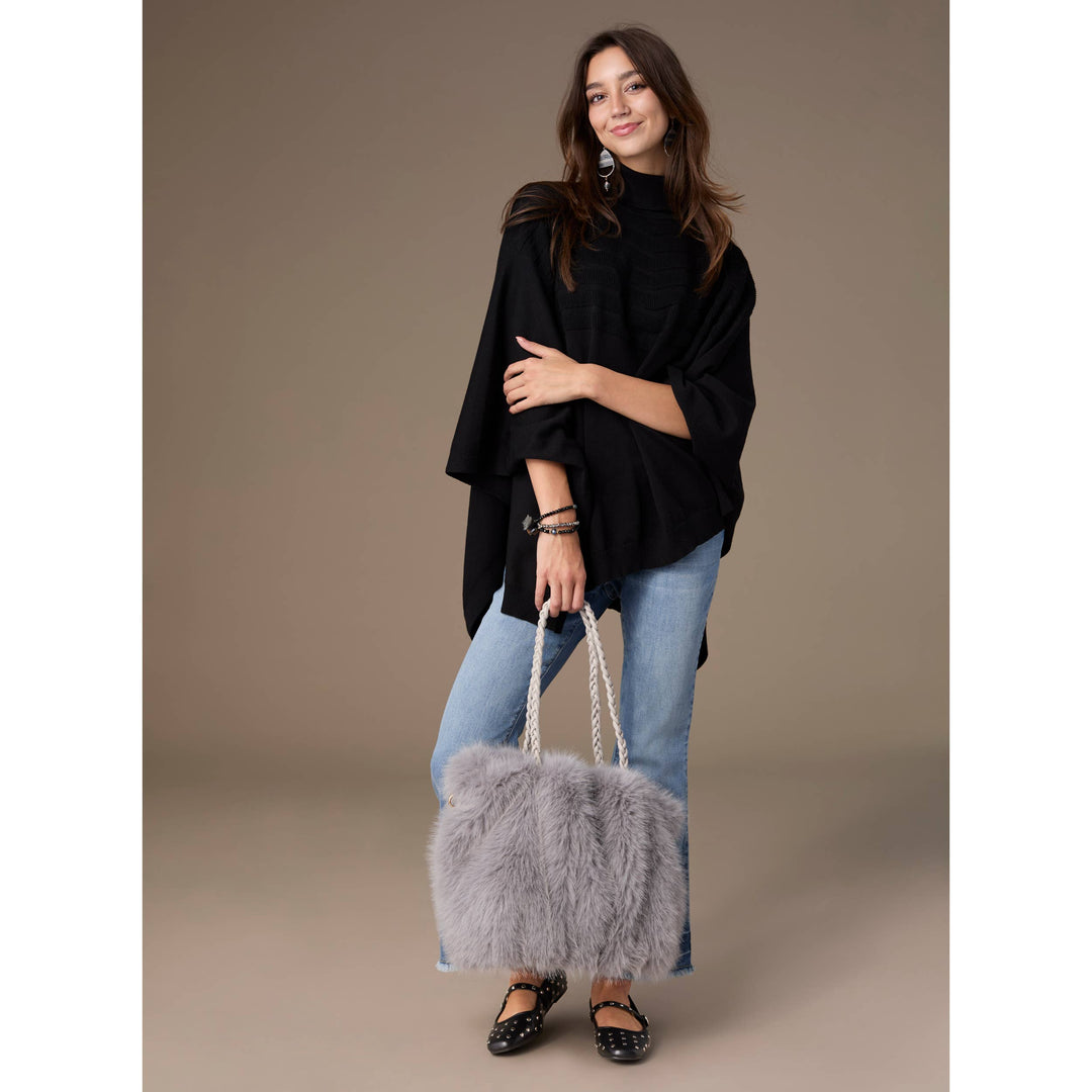 Priscilla Faux Fur Tote
