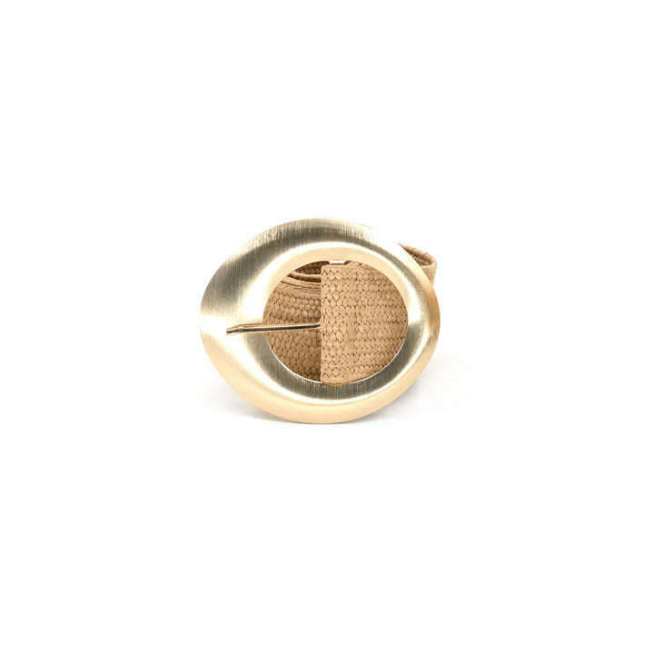 Woven Textured Buckle Belt