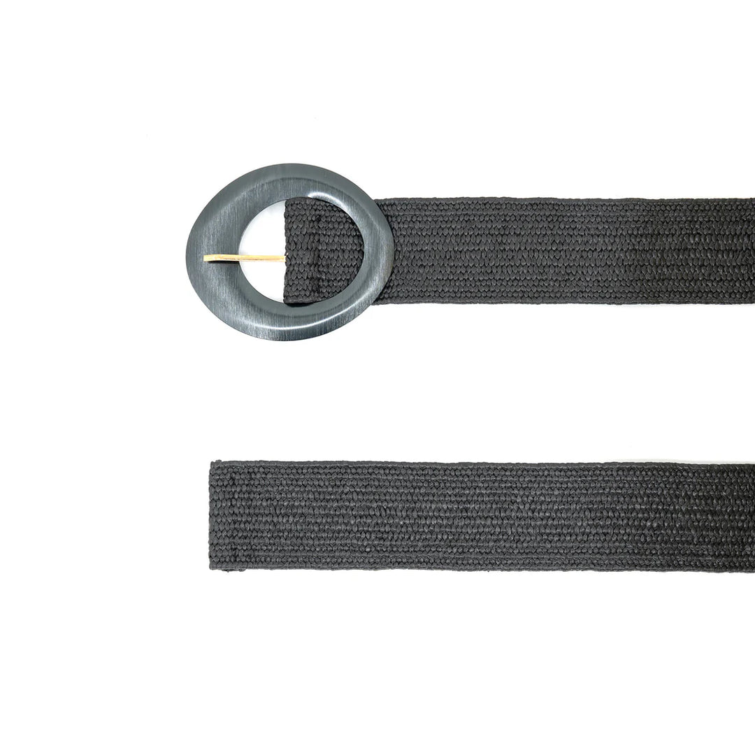 Woven Textured Buckle Belt