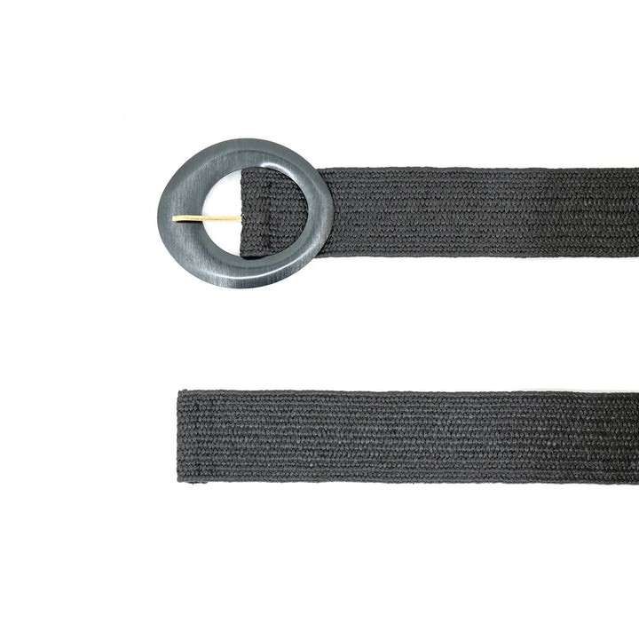 Woven Textured Buckle Belt