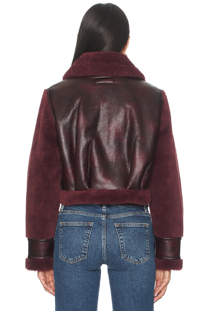 Head Start Crop Sherpa Fleece Jacket