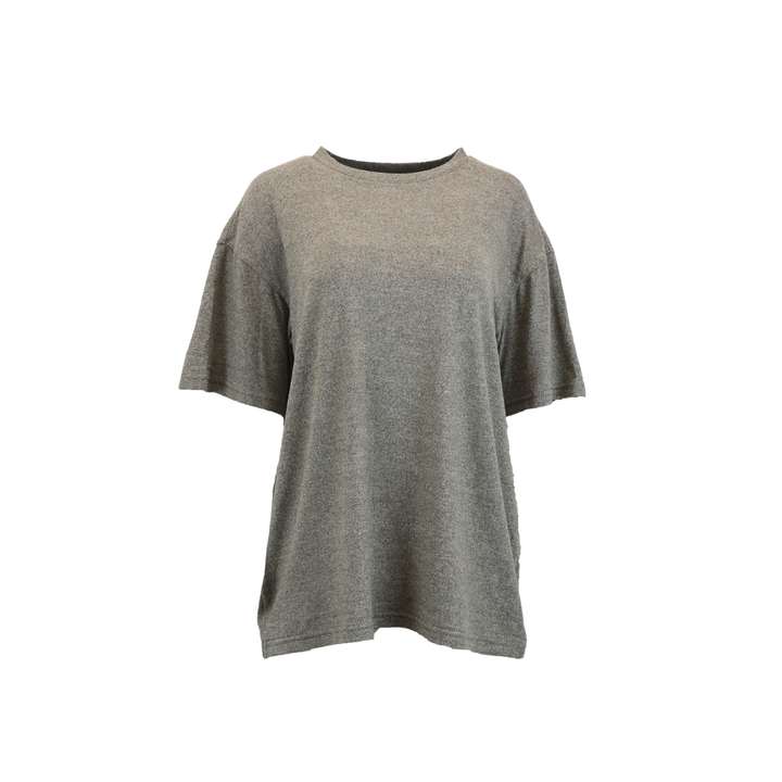 Brushed Hacci Oversized Boyfriend Tee