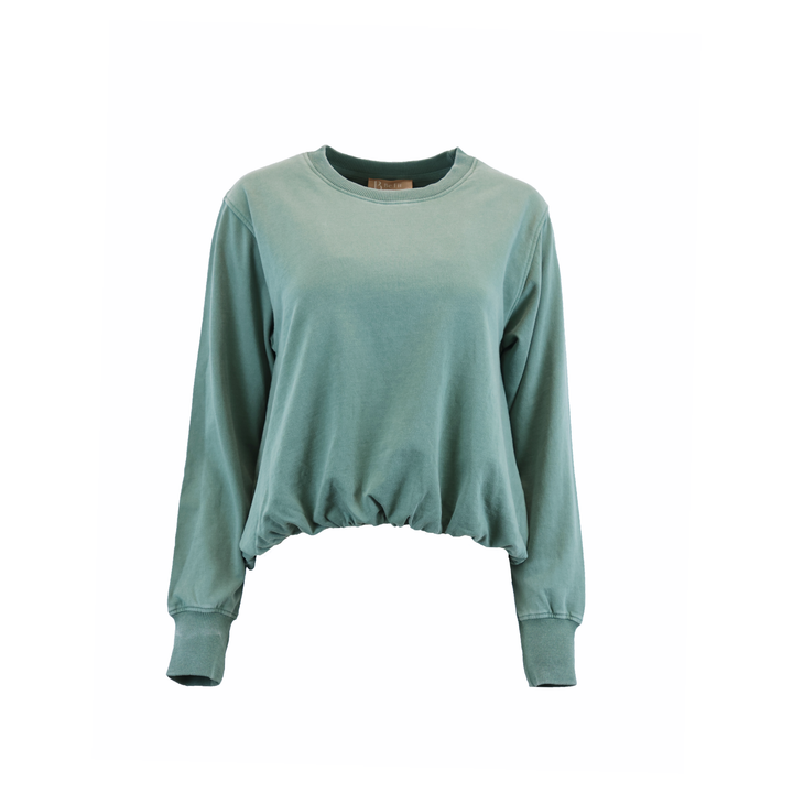 Mineral Cloud Bubble Hem Pullover