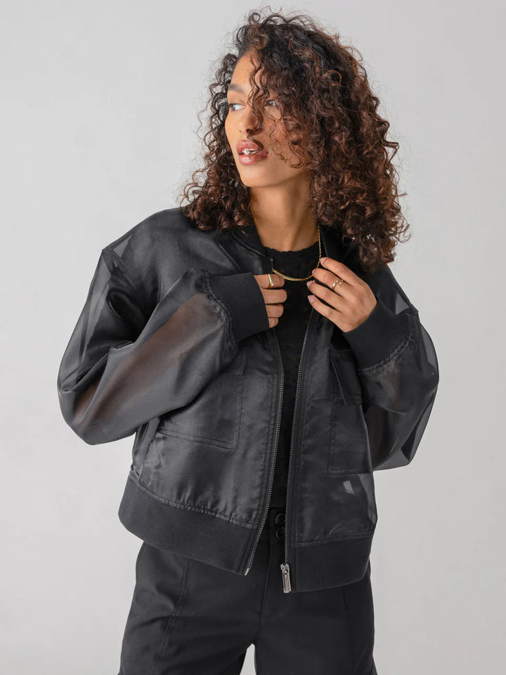 SANCTUARY SKYLINE ORGANZA BOMBER