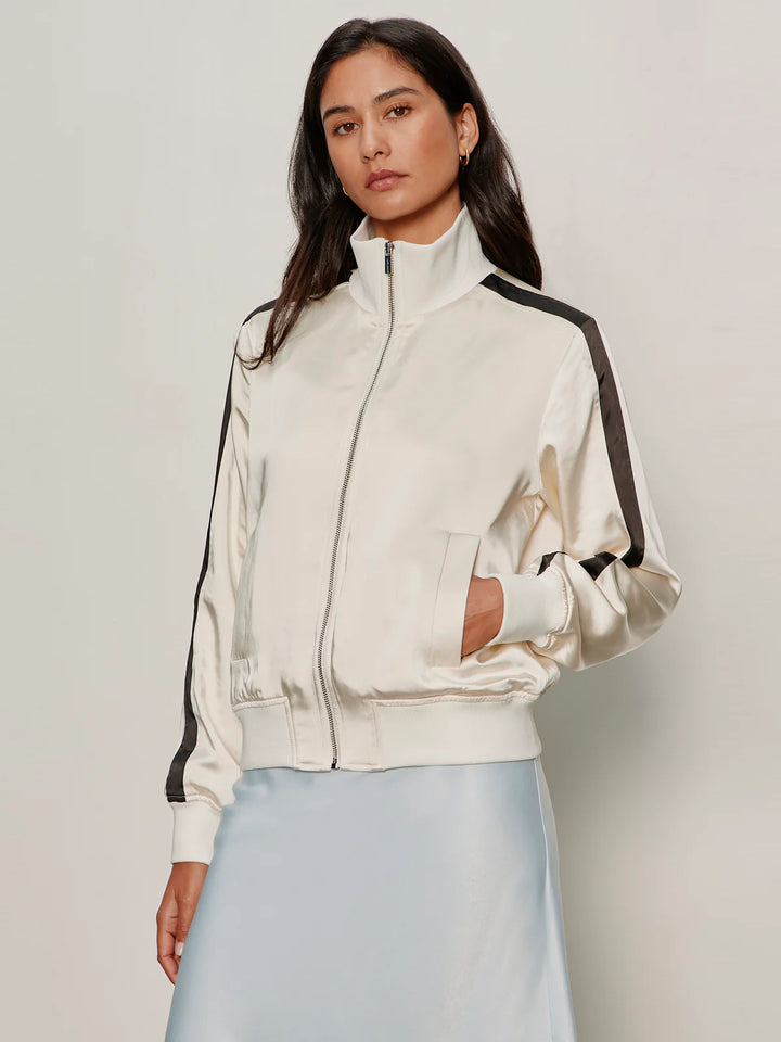 SATIN TRACK JACKET