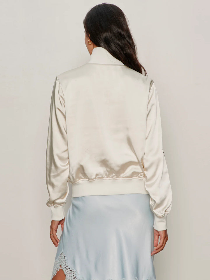 SATIN TRACK JACKET