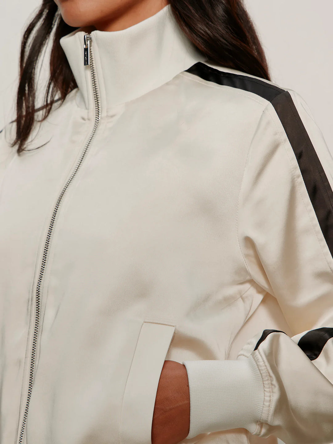 SATIN TRACK JACKET