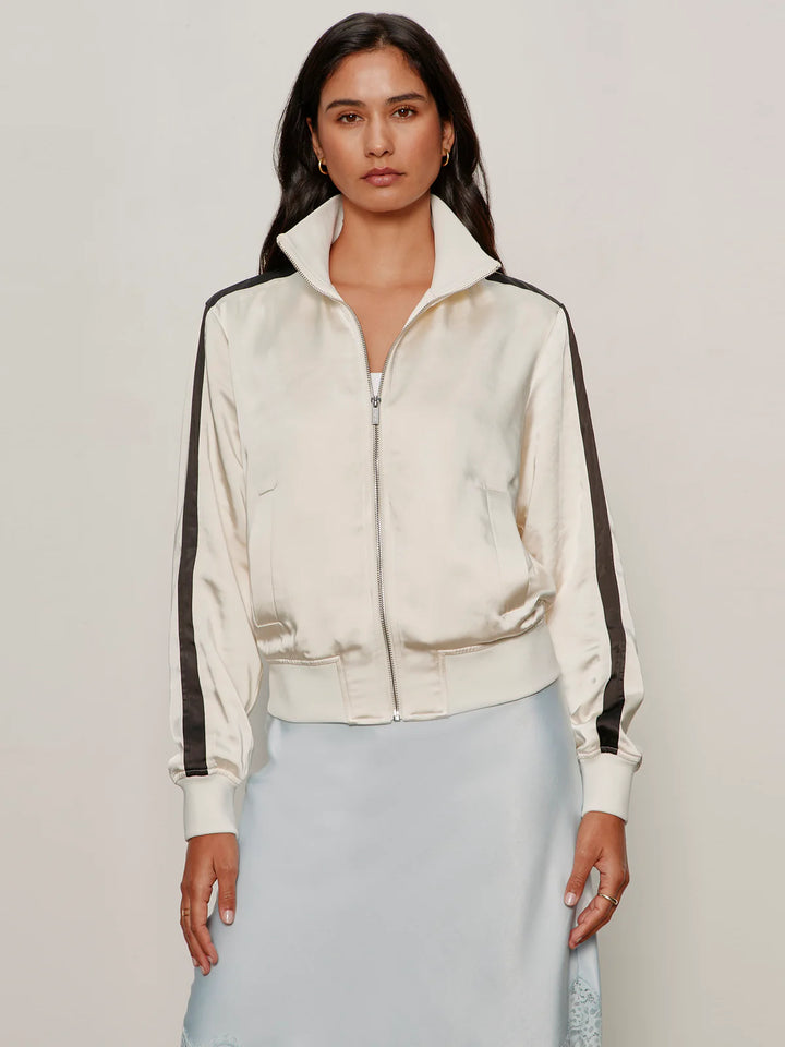 SATIN TRACK JACKET