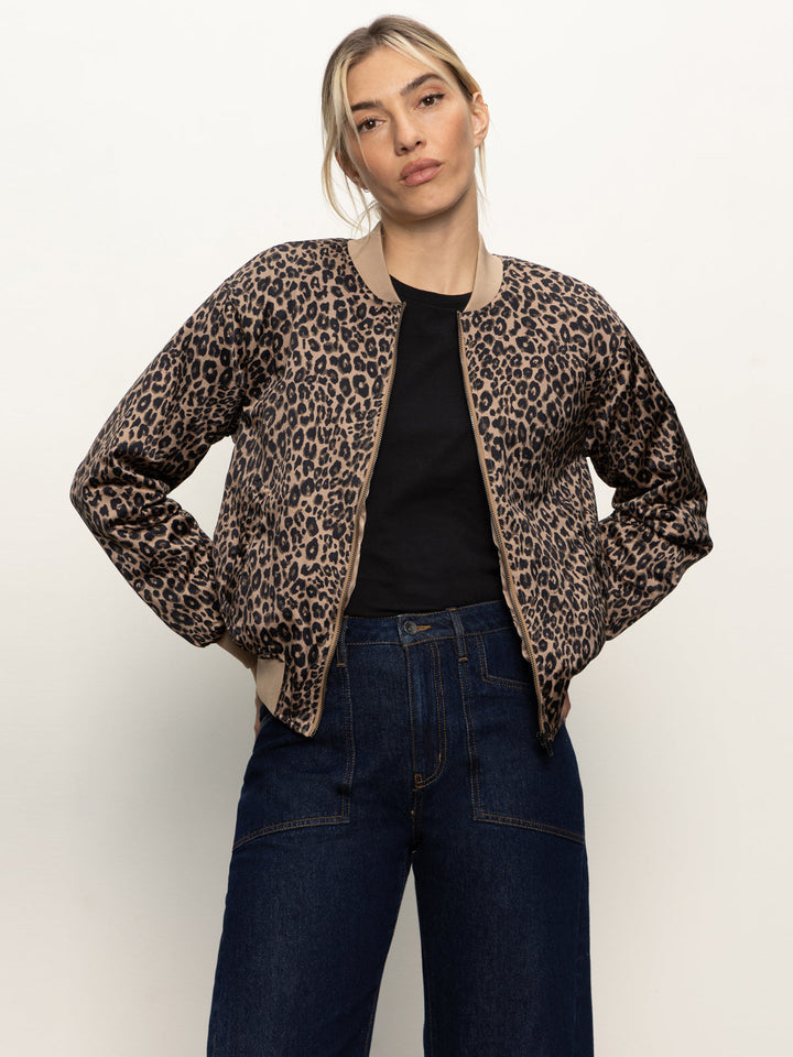 MONROE SATEEN BOMBER