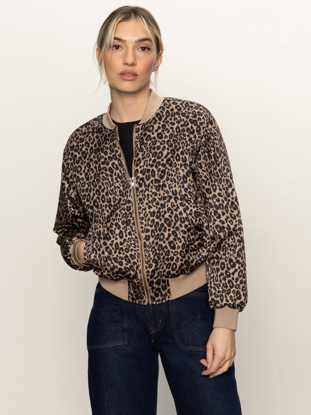 MONROE SATEEN BOMBER